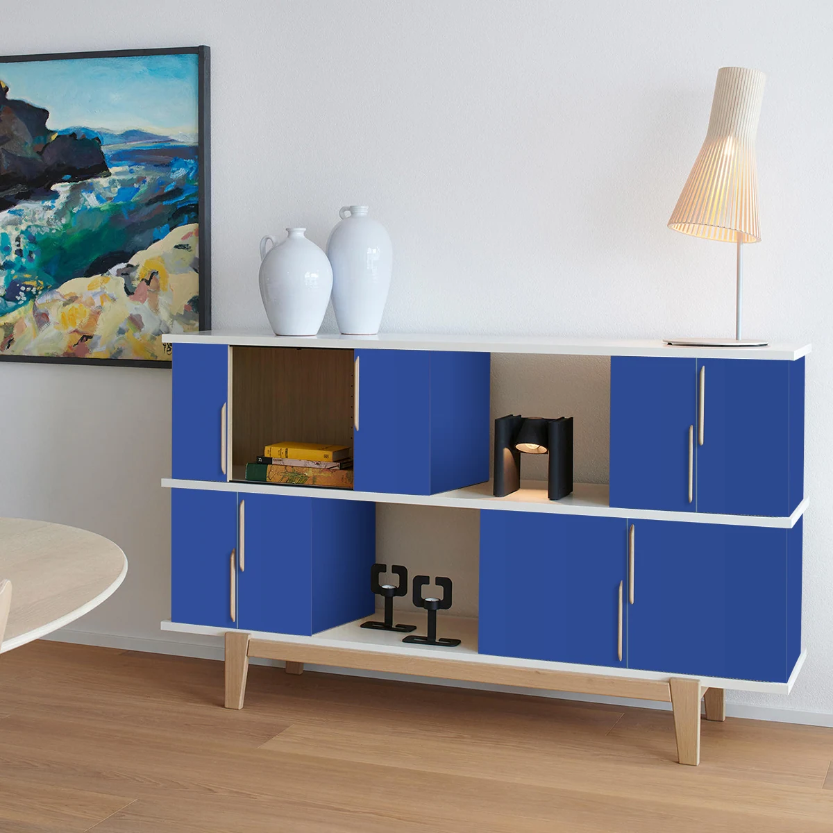 Laminate 6075 — Perspective V4 · Living, Lobby, Storage, Cabinet