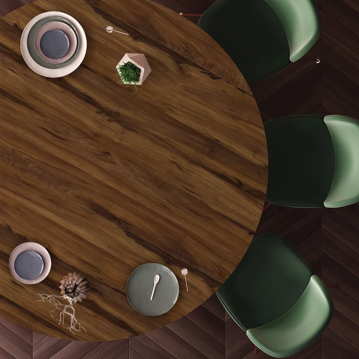 Laminate 6577 — Perspective V4 · Dining, Table, Close-up