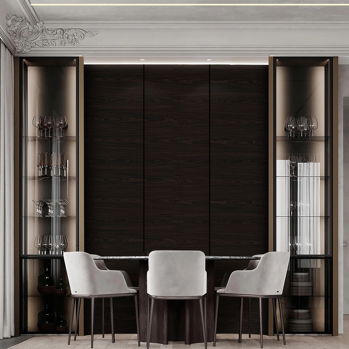 Laminate 6762 — Perspective V4 · Dining, Storage, Cabinet