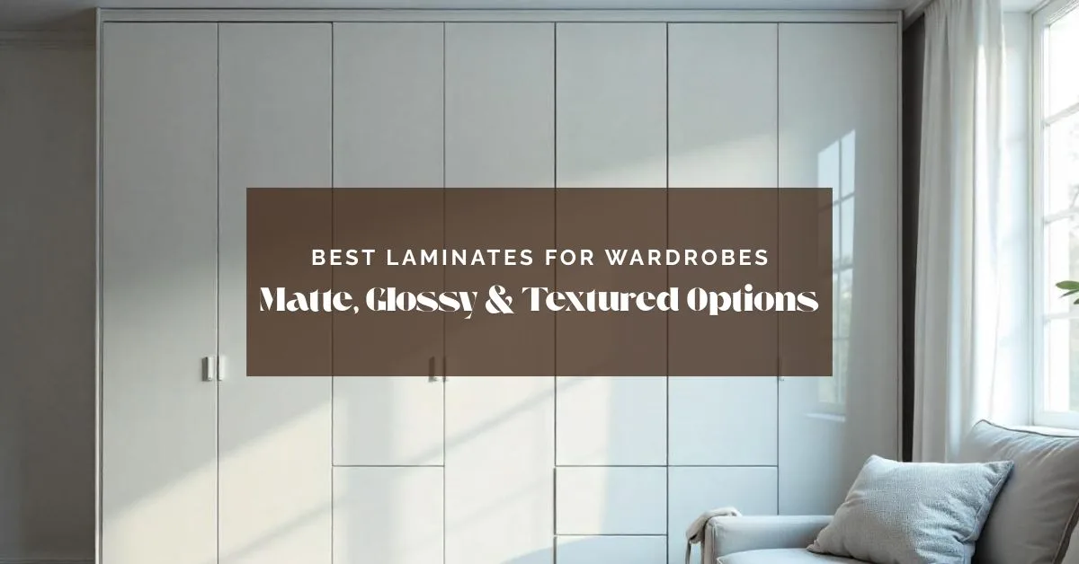 Best Laminates for Wardrobes: Matte, Glossy & Textured Options