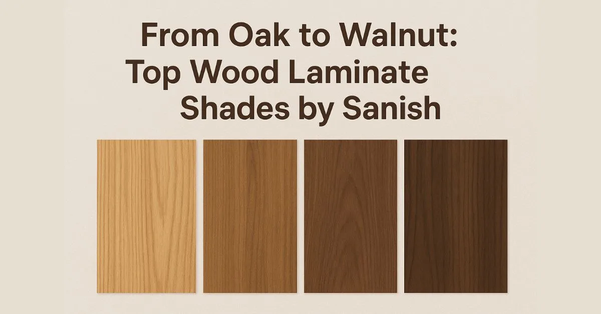 From Oak to Walnut: Top Wood Laminate Shades by Sanish
