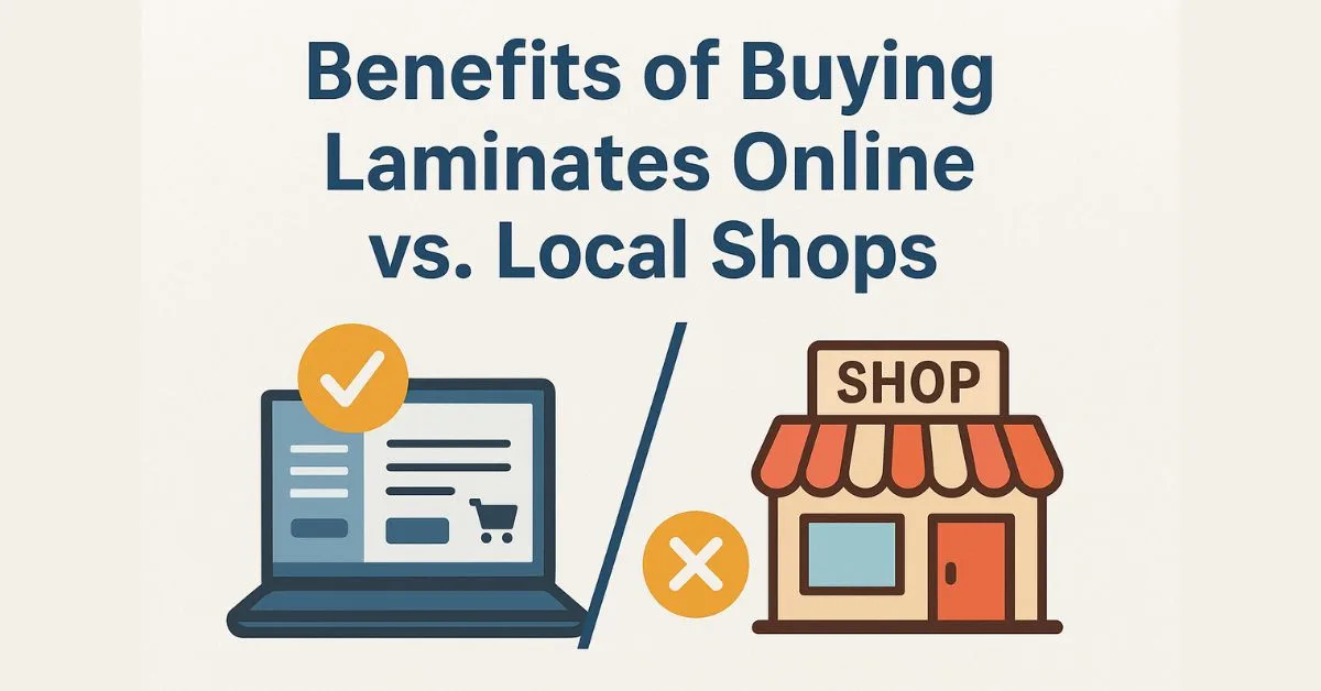Benefits of Buying Laminates Online vs. Local Shops