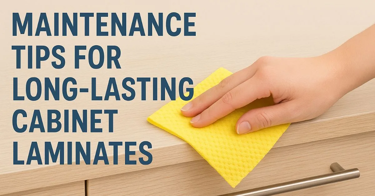 Maintenance Tips for Long-Lasting Cabinet Laminates
