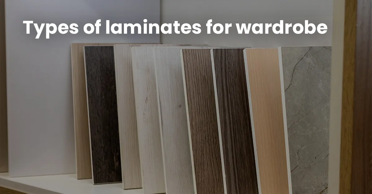 Types of laminates for wardrobe