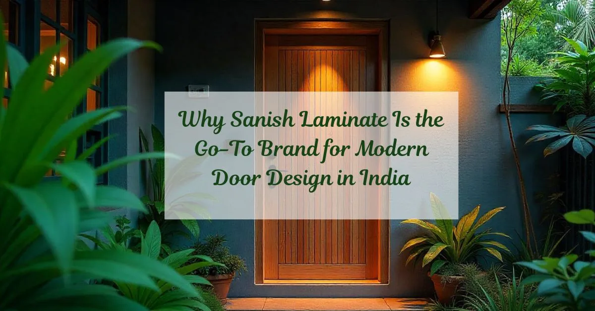 Why Sanish Laminate Is the Go-To Brand for Modern Door Design in India