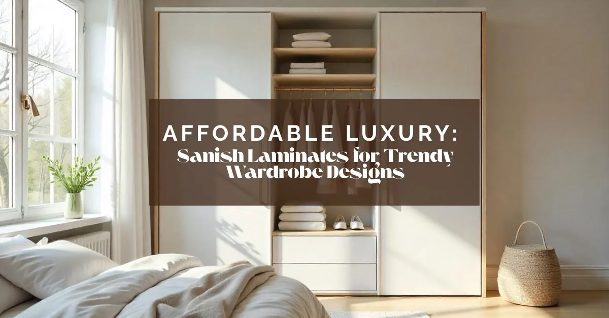 Affordable Luxury: Sanish Laminates for Trendy Wardrobe Designs
