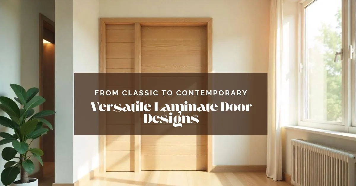 From Classic to Contemporary: Versatile Laminate Door Designs