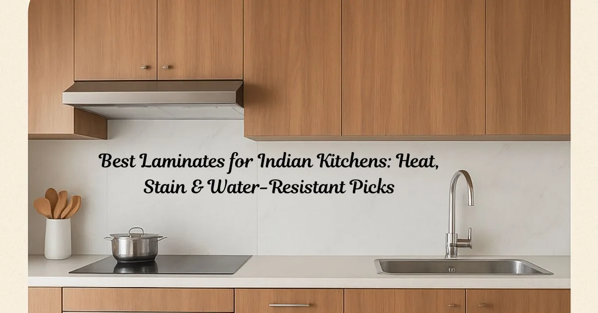 Best Laminates for Indian Kitchens: Heat, Stain & Water-Resistant Picks