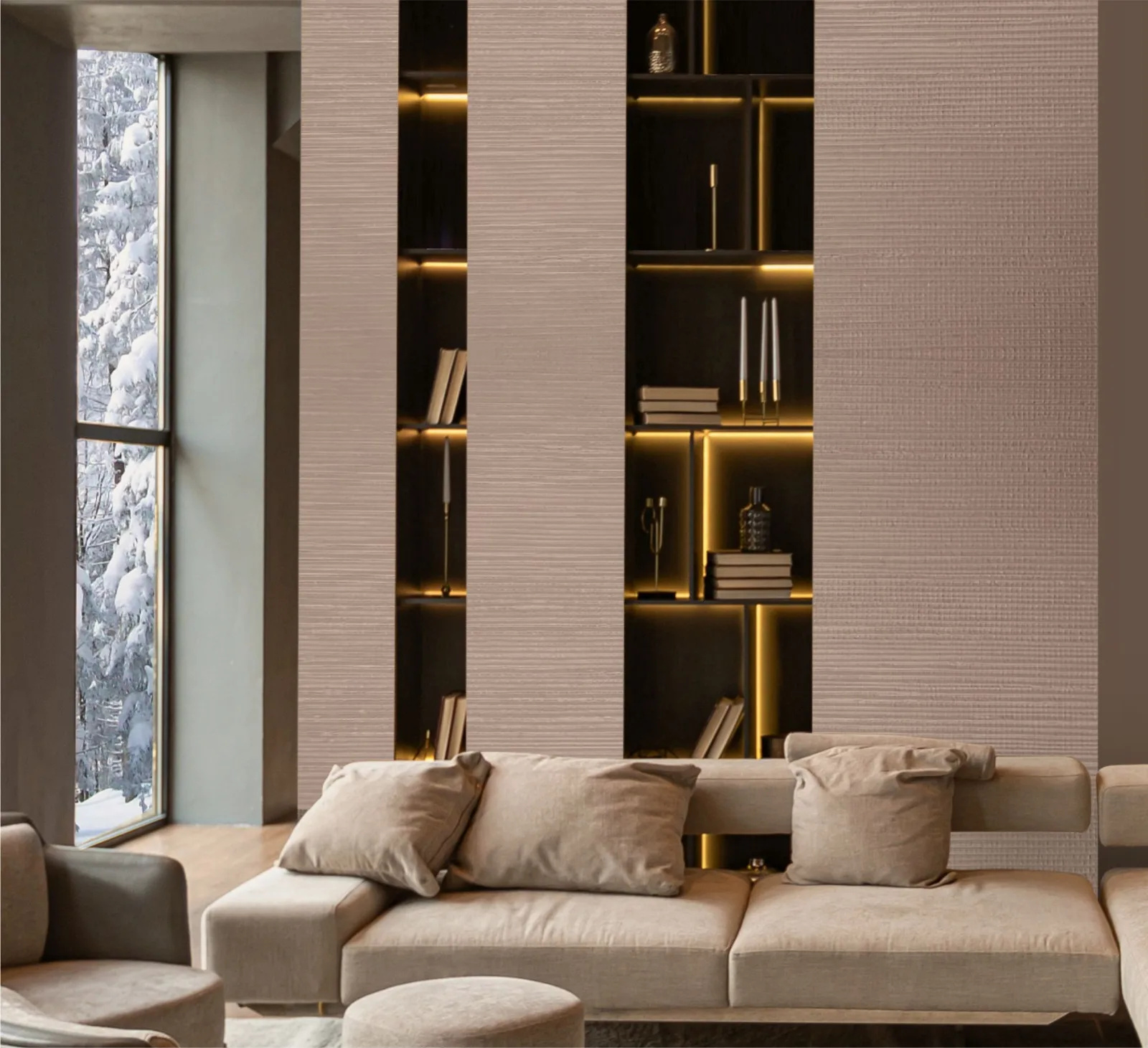 Laminate 9903 Canvas + MT 5509 — Thermo Laminates · Living, Storage