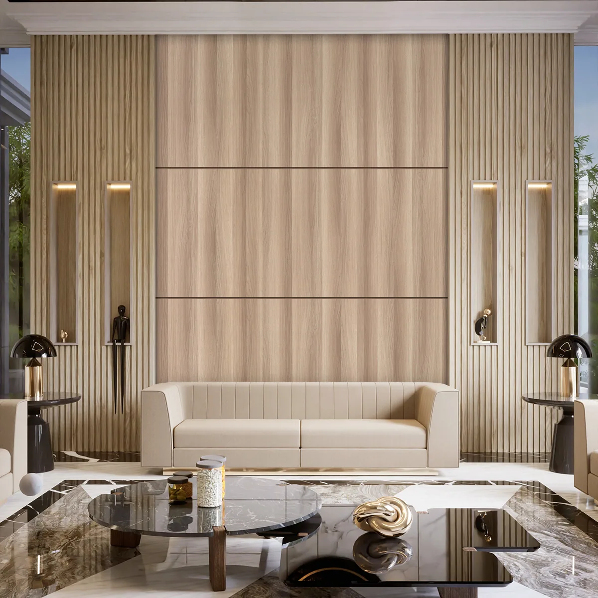 6793 SF applied in an interior