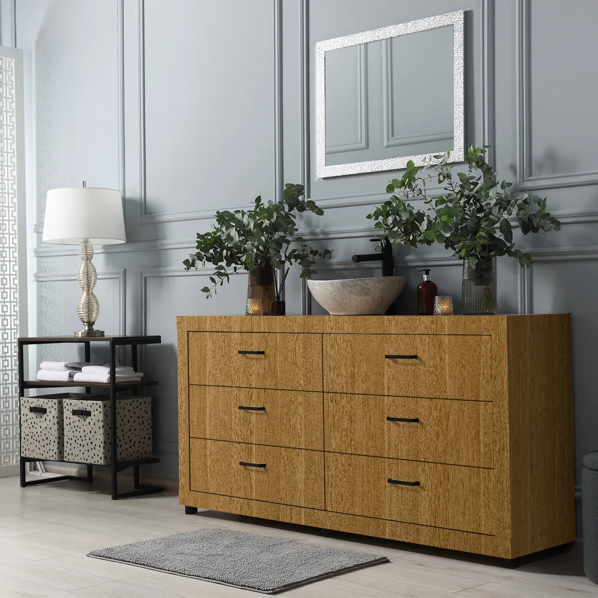 10884 SF applied in an interior
