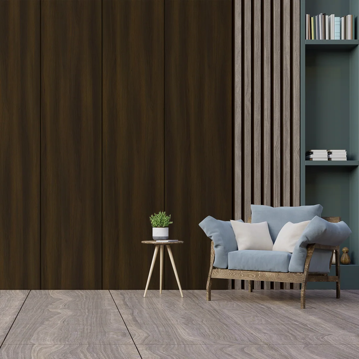 10891 SF applied in an interior