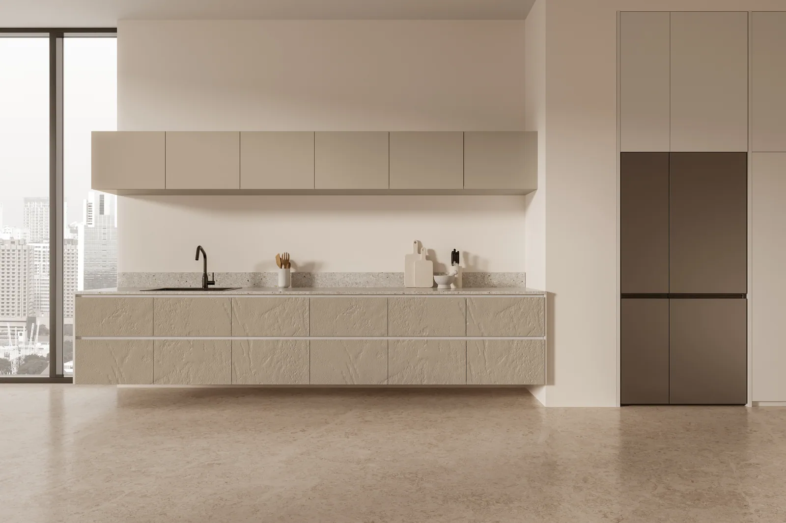 9104 STONE applied in an interior
