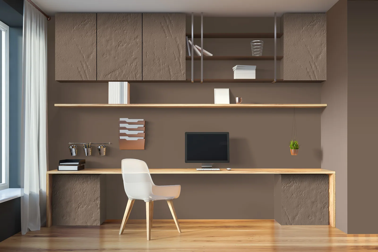 9100 STONE applied in an interior