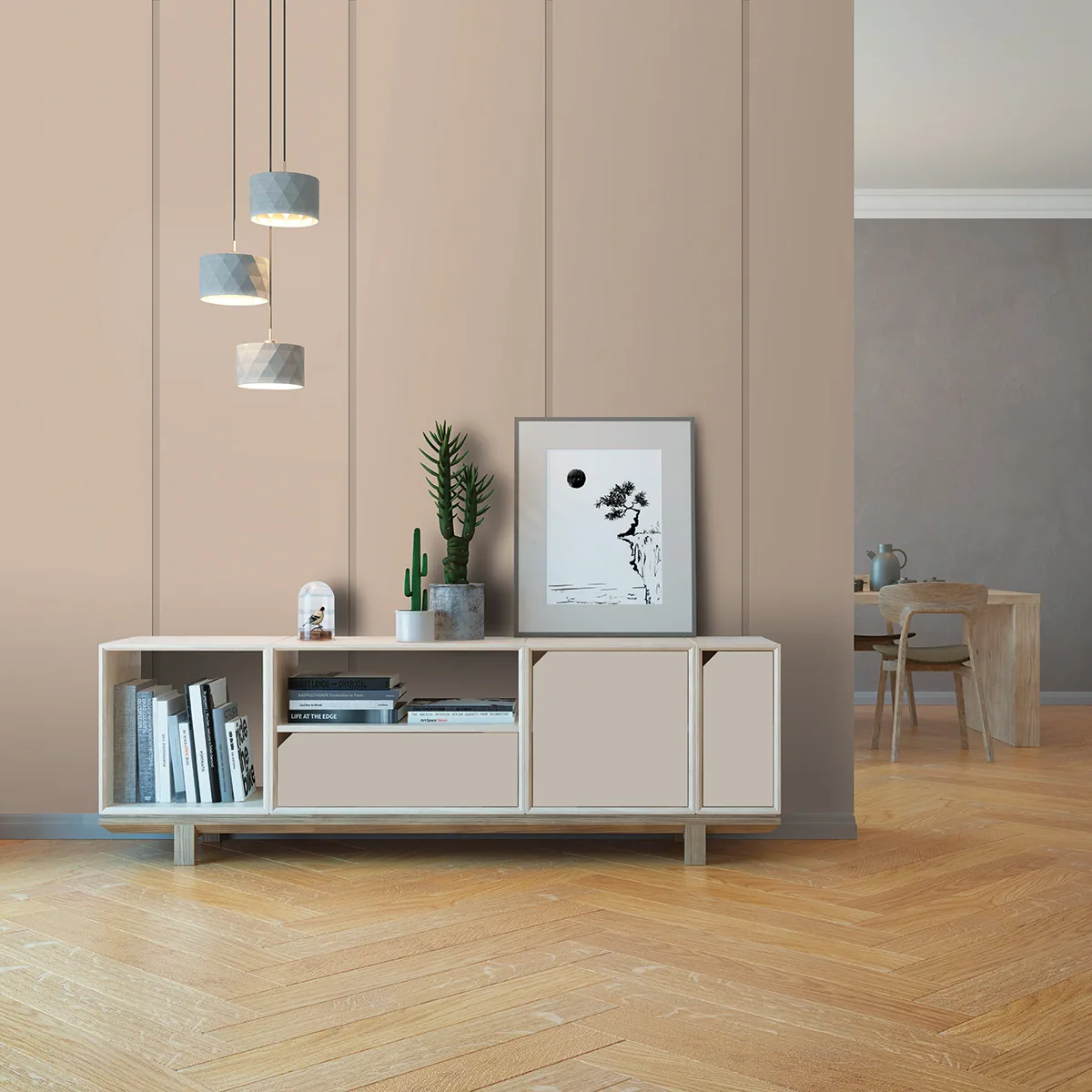 Laminate 3020 — Thre3 · Living, Lobby, Storage, Cabinet